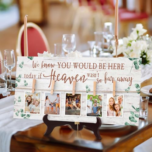 RattanView Wood Memory Sign 16 x 8 Inch in Loving Memory, Eucalyptus 4 - style: Eucalyptus 4