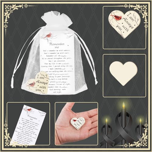 GUDELAK 50 Sets Funeral Favors for Guests, Cardinal Memorial Gifts - size: 50PCS