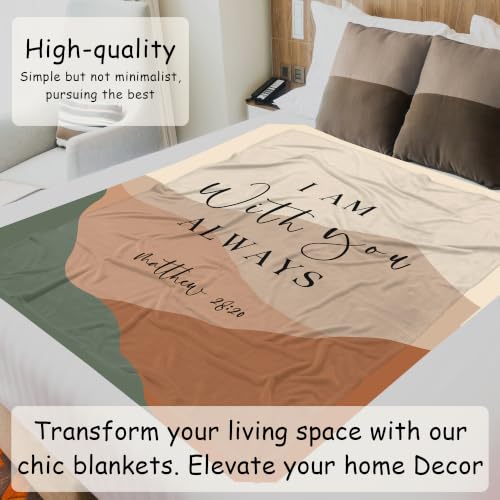 HIWX Boho Christian Religious Mountain Throw Blanket 50x60 Inches Always - color: Always 1, size: 50“L x 60”W