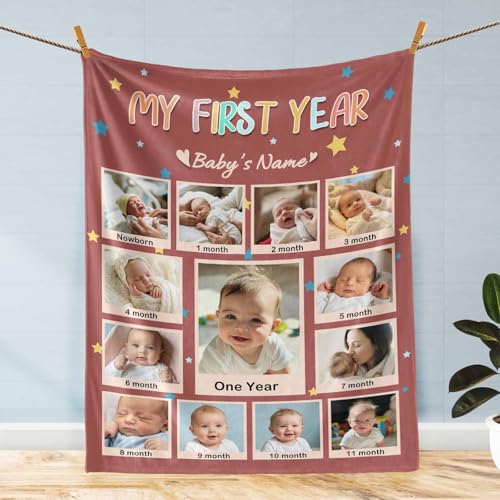 Personalized Blanket with Photos and Text, Custom Photo Blanket for Mom Grandma, Soft Flannel Throw Blankets for Mother’s Day, Customized Picture Gifts for Women, Nana, Wife Mother 02 - color: Mother 02
