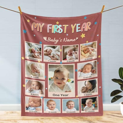 Personalized Blanket with Photos and Text, Custom Photo Blanket for Mom Grandma, Soft Flannel Throw Blankets for Mother’s Day, Customized Picture Gifts for Women, Nana, Wife Mother 02 - color: Mother 02