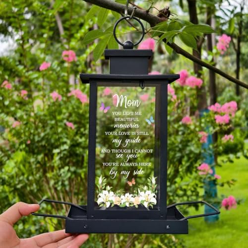 Memorial Bird Feeder for Loss of Mom - Sympathy Bereavement Gifts for Loss of Mother Remembrance Funeral Condolence Gifts Thoughtful Sorry for Your Loss Gifts for Loss of Loved One
