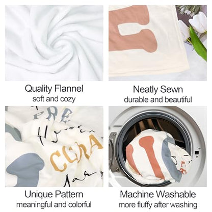 Get Well Gifts for Women, Healing Hug Blanket for Cancer Care, Inspirational/Sympathy/Bereavement Gifts for Women, After-Surgery Gifts, Soft Throw Blankets 50'' X 60''
