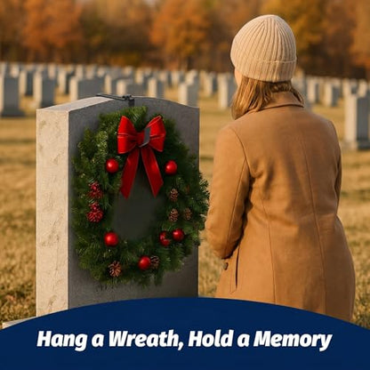 BEISE Wreath Hanger for Headstone, Adjustable 6"- 11", Black 2 Pack - color: Black, size: 2 Pack