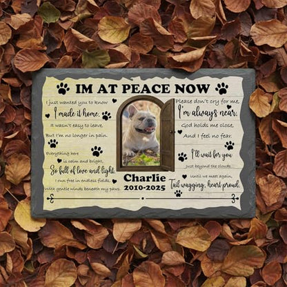 Personalized Pet Memorial Stone for Loss Dogs Cats - color: Memorial 6