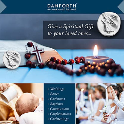 DANFORTH Pocket Angel Token Bag of 10, Inspirational Pewter Coins Lead-Free | Guardian Angel Coin, Keepsake Coins for Encouragement, Remembrance & Spiritual Gifts - color: Inspirational Angel Coins Bag of 10