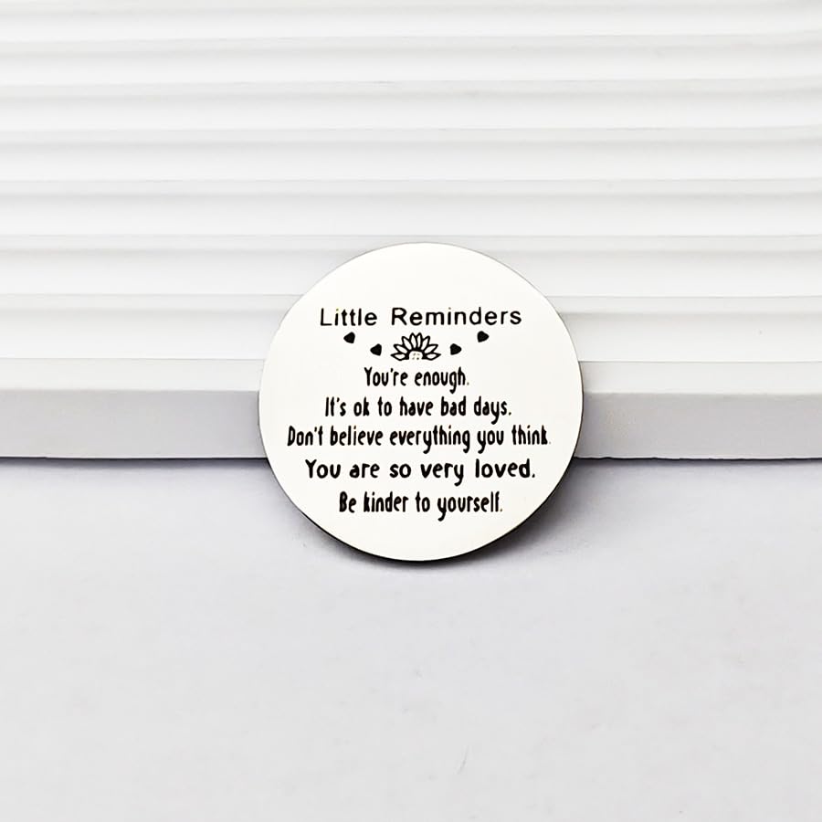 RFTWXHPN Long Distance Relationship Friendship Gifts for Women Men Pocket Hug Tokens Christmas Gift for Boyfriend Girlfriend - color: Little Reminders You Are Enough