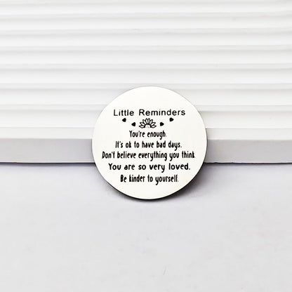 RFTWXHPN Long Distance Relationship Friendship Gifts for Women Men Pocket Hug Tokens Christmas Gift for Boyfriend Girlfriend - color: Little Reminders You Are Enough