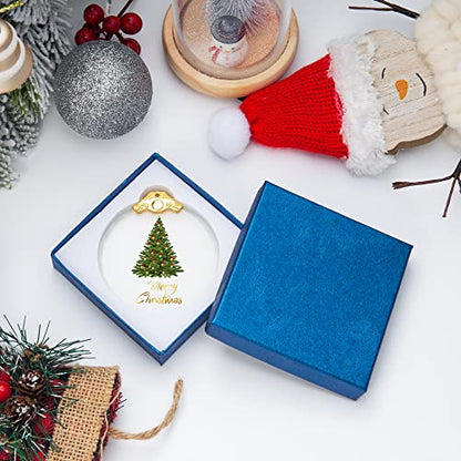 Christmas Ornaments Crystal Hanging, Christmas Tree Glass Ornament Hanging Craft Collectibles for Trees Home Party Gifts - color: Christmas Tree