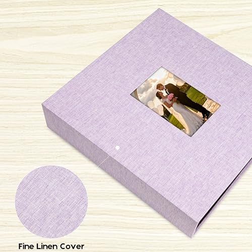 Extra Large Capacity 4x6 Photo Album, Holds 1000 Photos, Purple - color: Purple