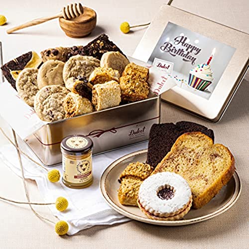 Birthday Gifts For Women Gourmet Birthday Food Gifts, Birthday Gift Baskets for Women, Men, Mom, Dad, Adults, College Student, Teens, Friends, Food Gifts By Dulcet Gift Baskets - style: Birthday