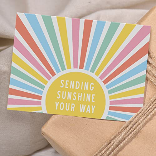 Sweetzer & Orange Thinking of You Cards with Envelopes, Set of 24 Boxed Greeting Cards, 300gsm Note Sheets, (120gsm) Envelopes. Just Because and Kindness designs (Pack of 2) - size: 4x5.5 inches (Pack of 2)