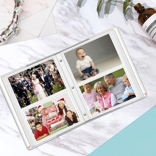 Fintie Photo Album 4x6 Photos - 112 Pockets Wallet Albums Memory Book | Vegan Leather Cover, 4X6 Picture Keepsakes, Family/Wedding/Travel Memory Book, Baby/Kids/Boys/Girls Gift, Autumn Love - color: autumn love