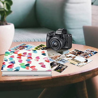 Fintie Photo Album 4x6 Photos - 600 Pockets Large Capacity Albums Book | Vegan Leather Cover, 4X6 Picture Keepsakes, Family/Wedding/Travel Memory Book, Baby/Kids/Boys/Girls Gift, Raining Hearts - color: Raining Hearts