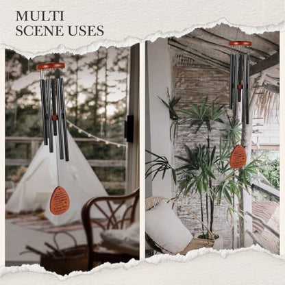 SteadStyle Memorial Gifts, Sympathy Wind Chimes for Loss of Loved One | Bereavement Memorial Condolence Remembrance Gifts for Loss of Mom Dad Husband Wife, Home Decor Tree of Life Wind Chime 25.5in