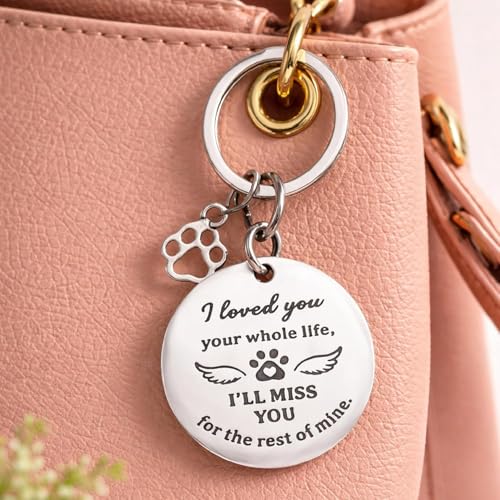 Pet Memorial Ornament Gifts, Loss of Dog Sympathy Card, Bracelet, Keychain | Memorial Bracelet for Pet Loss, Dog Passing Away Keychain, Loss of Dog Sympathy Gift, When Tomorrow Starts Without Me Cat
