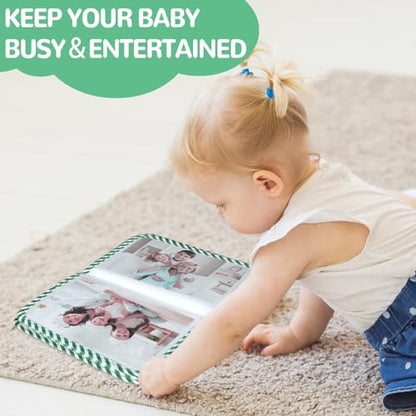 Baby's My First Family Album Soft Photo Cloth Book Jungle Animal My First Book of Photos Baby Memory Album Gift Holds 4x6 Pictures for Babies Newborn Toddler & Kids Baby Shower - style: Jungle Animal