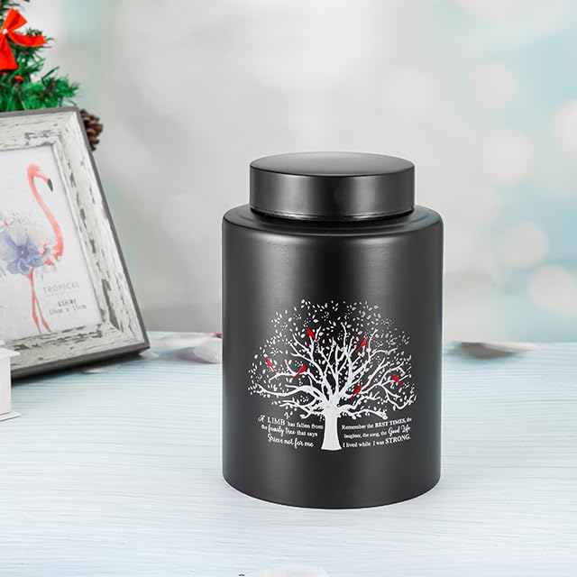 Photo Customized Medium Cremation Urn for Adult Ashes - 7.3 Inch Decorative Stainless Steel Urn, Holds Up to 140 lbs, Life Tree Design, Memorial Keepsake for Human Ashes - size: Medium-Custom