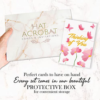 Thinking of You Cards with Envelopes - 24 Thinking of You Greeting Cards with Unique Designs and Inspiring Words - The Perfect Encouragement Cards to Send to a Close Friend, Relative or Loved One (24) - color: Huge Variety