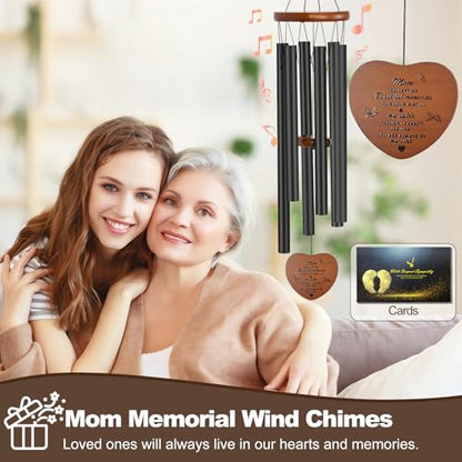 Memorial Gifts for Loss of Mother,Windchimes in Memory of a Loved One Sympathy Gifts for Loss of Mom Memorial Wind Chimes for Loss of Mother Remembrance Bereavement Condolence Gifts - size: Mother