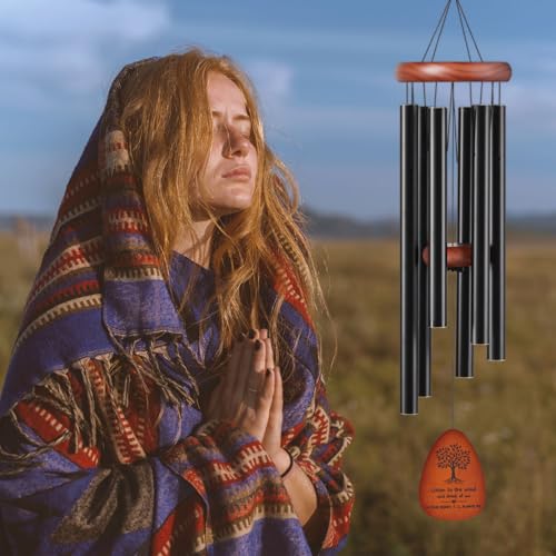Memorial Wind Chimes for Loss of Loved One Outside Clearance - size: 32" Medium
