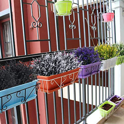 RECUTMS 8 Bundle Artificial Black Flowers Outdoor UV Resistant Fake Flowers - color: Black+white, size: 8 Bundles