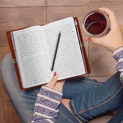 Vetbuosa Letter to Son in Heaven Leather Journal,Memorial Gifts for Loss of Son,Sympathy Gifts,Bereavement Gift Idea,In Memory of Loved One Gift - color: Brown-Son