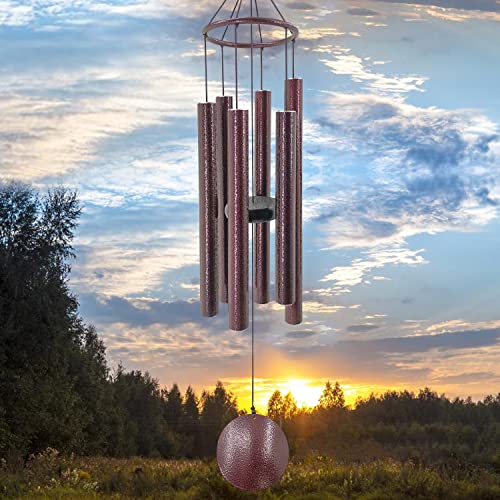 ASTARIN Sympathy Memorial Wind Chimes - size: 36” Brown