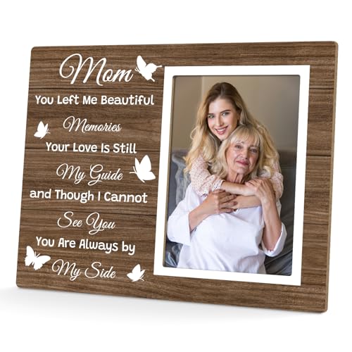 Sympathy Gifts for Loss of Loved Person Mother Memorial Gifts for Loss of Mom Wood Picture Frame in Memory of Loved Person Gift Bereavement Remembrance Funeral Condolence Grief Wooden Photo Frame - color: Memorial Gifts for Loss of Mom