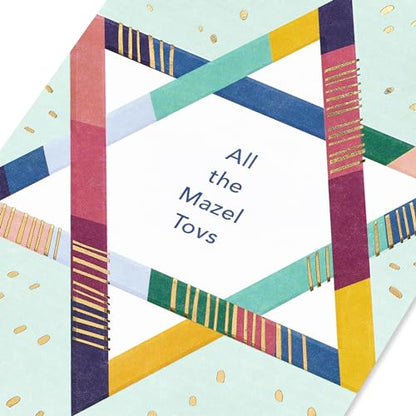 American Greetings Congratulations Card, Mazel Tov (Star of David) - color: Star of David