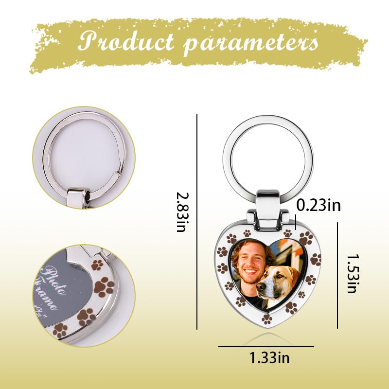 Unique Engraved Photo Frame for Women Men - color: Silver7