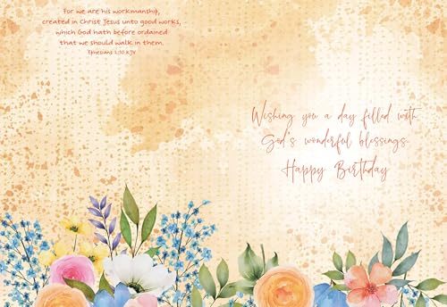 It's Your Birthday KJV Cards, 24 Count | Cheerful Birthday Greetings With KJV Scripture And Envelopes Make Celebrations More Meaningful And Memorable