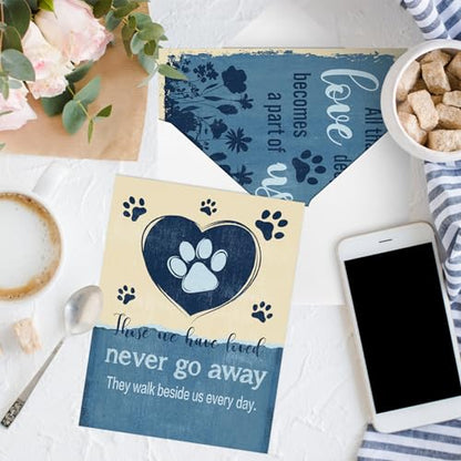 Geyoga 36 Set Pet Sympathy Card with Envelope Bulk, Stylish - color: Stylish