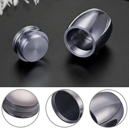 Small Urns for Ashes Mini Human Urns Small Keepsake Stainless Steel Mini Waterproof Memorial Cremation Container Jar for Memorial Pet（Black）