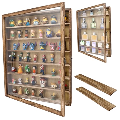 16x20 Large Shadow Box Frame with Removable Shelves,Collectible Display Shelves Case,Military Challenge Coin Display Case,Wood Shadow Boxes Display Cases for Keepsake,Pictures - color: Wood, size: 16*20
