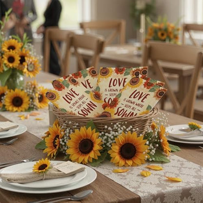 Seed Needs Sunflower Seed Packet Gift Favors for Weddings & Bridal Showers - size: 30 Packs, style: FAV-003
