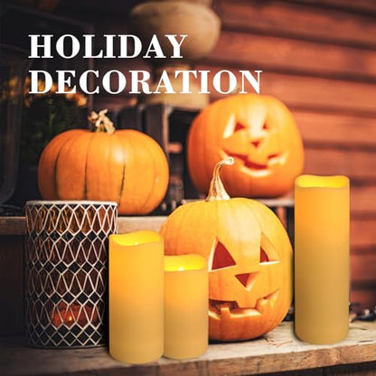 fclayvts 72-Pack LED Flameless Candles with Remote Control -Flickering Flameless Candles-Remote Timer Perfect for Wedding Parties, and Special Occasions(Three Sizes) - size: 72-Pack