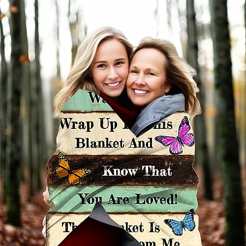 Get Well Gifts for Women Blanket After Surgery Warm Hugs Inspirational Religious Words Blankets and Throws Gifts for Sofa Couch Living Room 50"X40" - size: 50"x40"