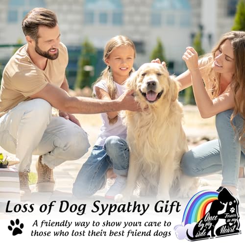 Pet Sympathy Gifts, Condolences Gifts for Pet Loss Remembrance, Sympathy Gifts for Loss of Dog, Condolences Gift for Remembrance, Bereavement Gift for Loss Pet, Pet Memorial Acrylic Rainbow Bridge - style: 045