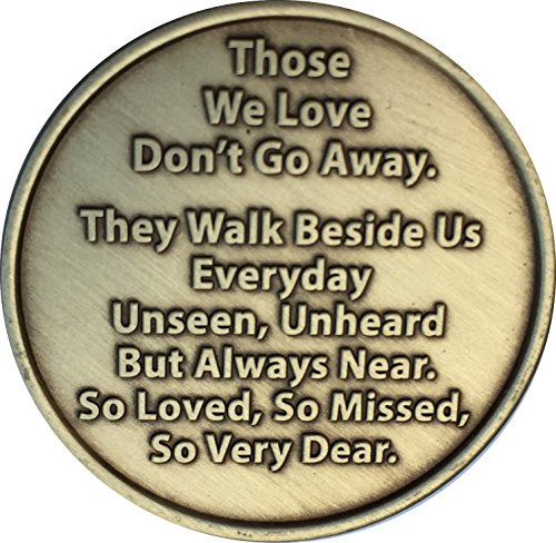 RecoveryChip In Loving Memory Cross Rose Medallion Memorial Bereavement Token Those We Love