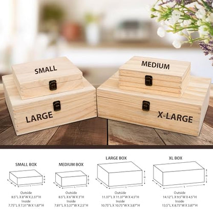 Personalized School Years Memory Box, Engraved Keepsake Chest for Kids | Holds photos, artwork & report cards. Add name, grade, school & class year; 4 sizes, 4 finishes, optional inside engraving. - style: 18. Kids School Memory Box