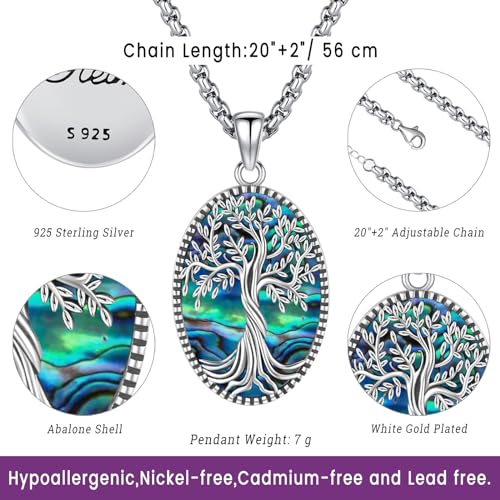 Eusense Locket Necklace Cremation Jewelry Sterling Silver L1-Silver