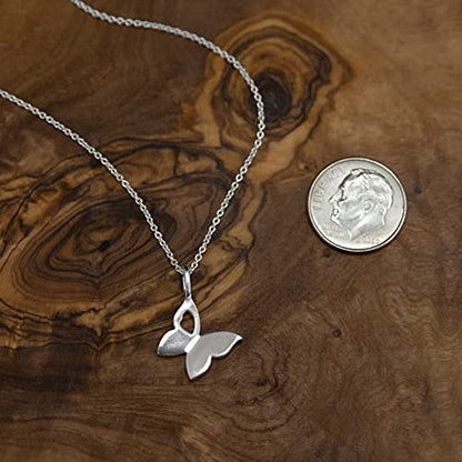 EFYTAL Sympathy Gifts for Loss of Loved One, 925 Sterling Silver Butterfly Memorial Necklace for Women, Bereavement Gift Ideas, Grief Miscarriage Gifts for Mothers