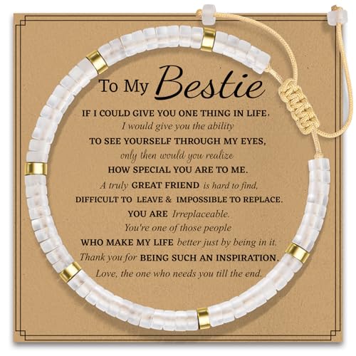 AGOT Daughter in Law Bracelets Gifts: Dear Daughter in Law Birthday Gifts from Mother in Law - color: Crystal-Bestie