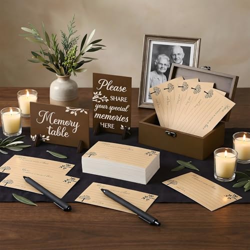 Gilprop 112 Pcs Share a Memory Cards for Celebration of Life, Tree - style: Tree
