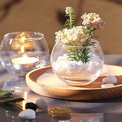 Volens 24PCS Clear Votive Candle Holders for Table Centerpieces - color: Clear, size: 24 PACK
