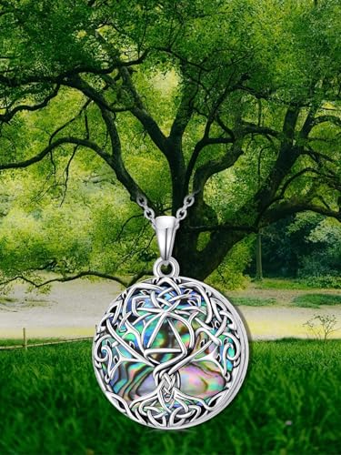 WINNICACA Urn Necklaces for Ashes 925 Sterling Silver Tree of Life Ash Necklace Cremation Jewelry Urn Pendants for Women Memorial Gifts for Birthday Christmas Funeral - style: 03-Urn