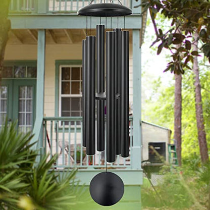 ASTARIN 60" Extra Large Wind Chimes Outside Black - size: 60" Black