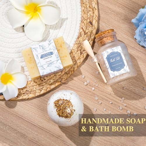 Get Well Gifts for Women Self Care Gifts Basket - Relaxing Spa Care Package After Surgery Feel Better Sympathy Mothersday Birthday Gift for Her Mom Sister Friend Wife (Blue) - color: Blue