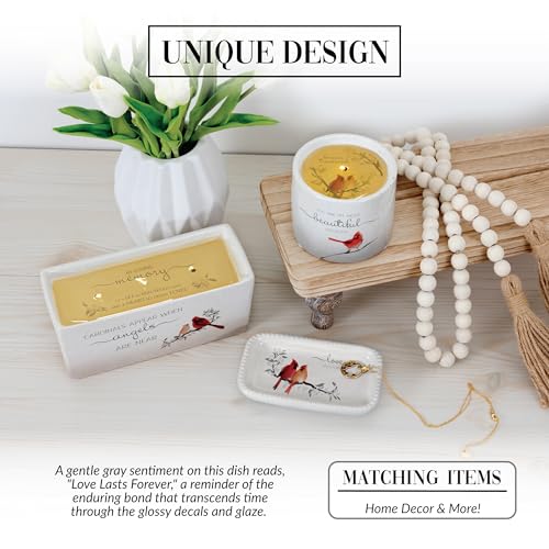Pavilion - 5" Keepsake Dish - Cardinal Memorial Bereavement In Memory Gift Condolences Loss Of Loved One Present